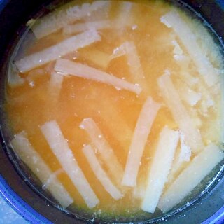大根と生姜と卵の味噌汁